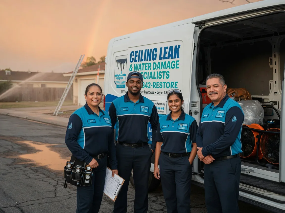 Ceiling Leak Cleanup company in Pointe Aux Pins, MI